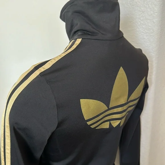 Adidas Firebird Black Gold Track Jacket - Picture 4 of 7